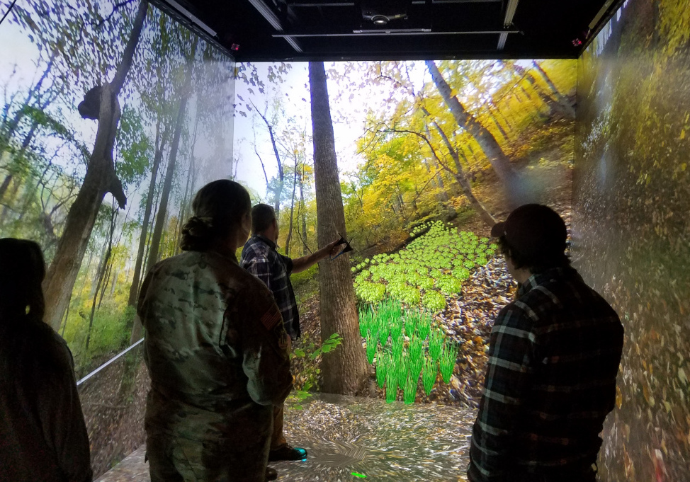 Students in the Visionarium